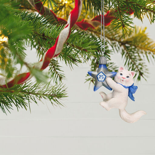Mischievous Kittens Special Edition 25th Anniversary Ornament, 