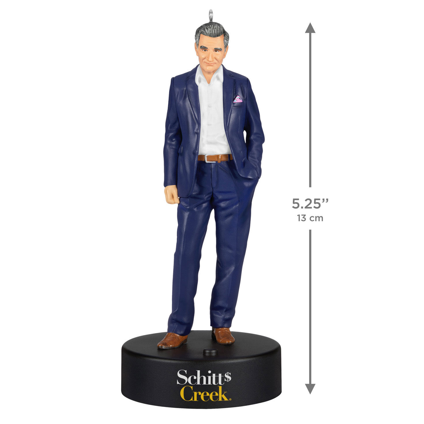 Schitt's Creek Johnny Rose Keepsake Ornament measurement image number 3