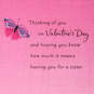 UNICEF Flowers and Butterfly Valentine's Day Card for Sister, , large image number 2