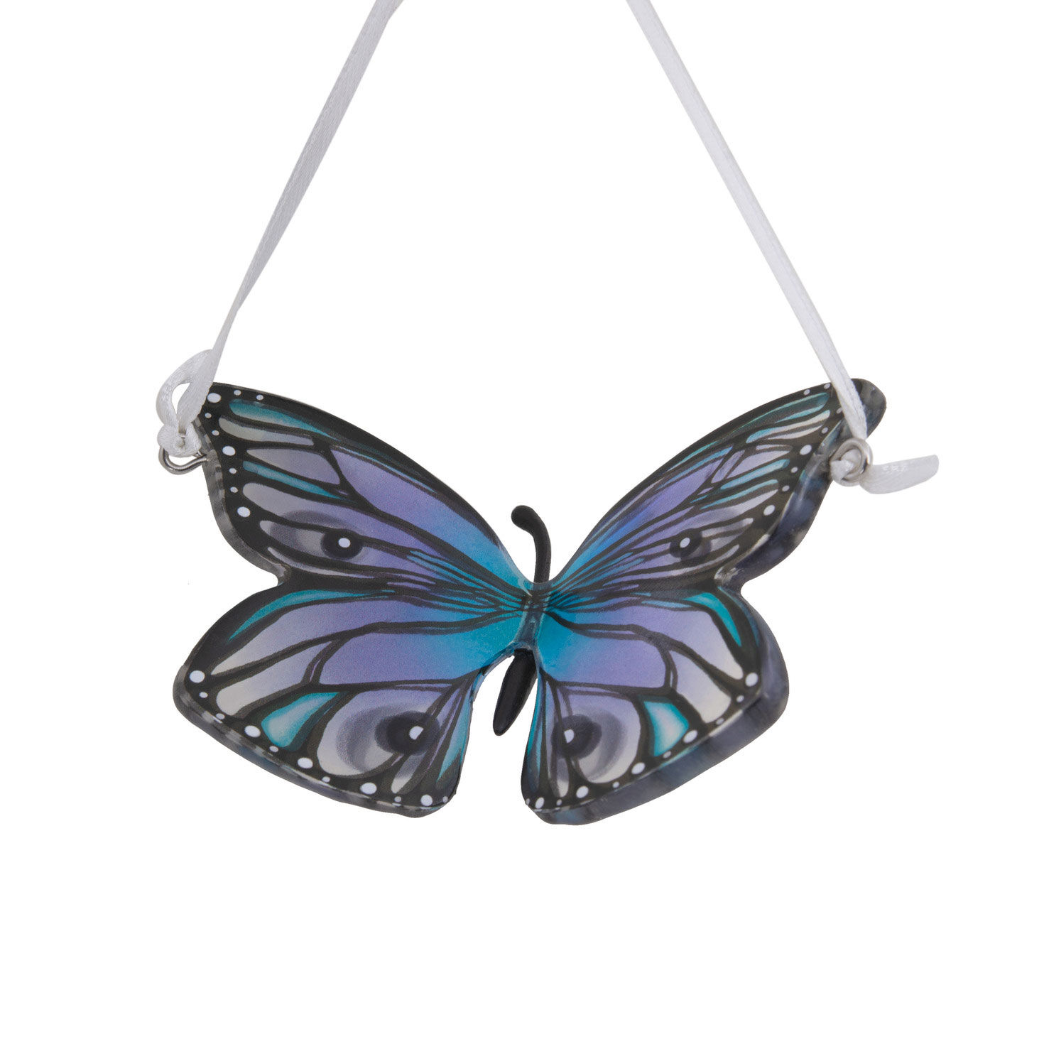 Purple and Blue Butterfly Hallmark Ornament, , large image number 4