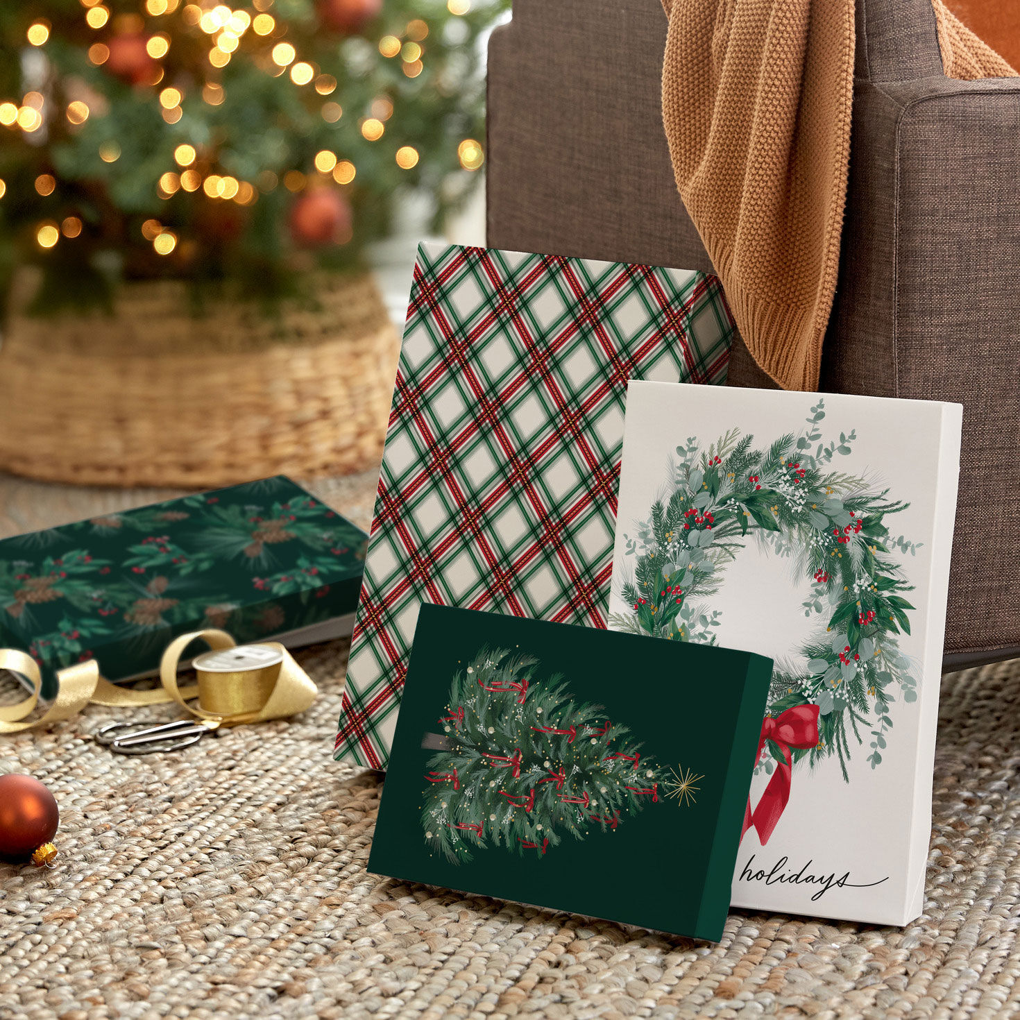 Classic 6-Pack Assortment Christmas Gift Boxes in use image number 2
