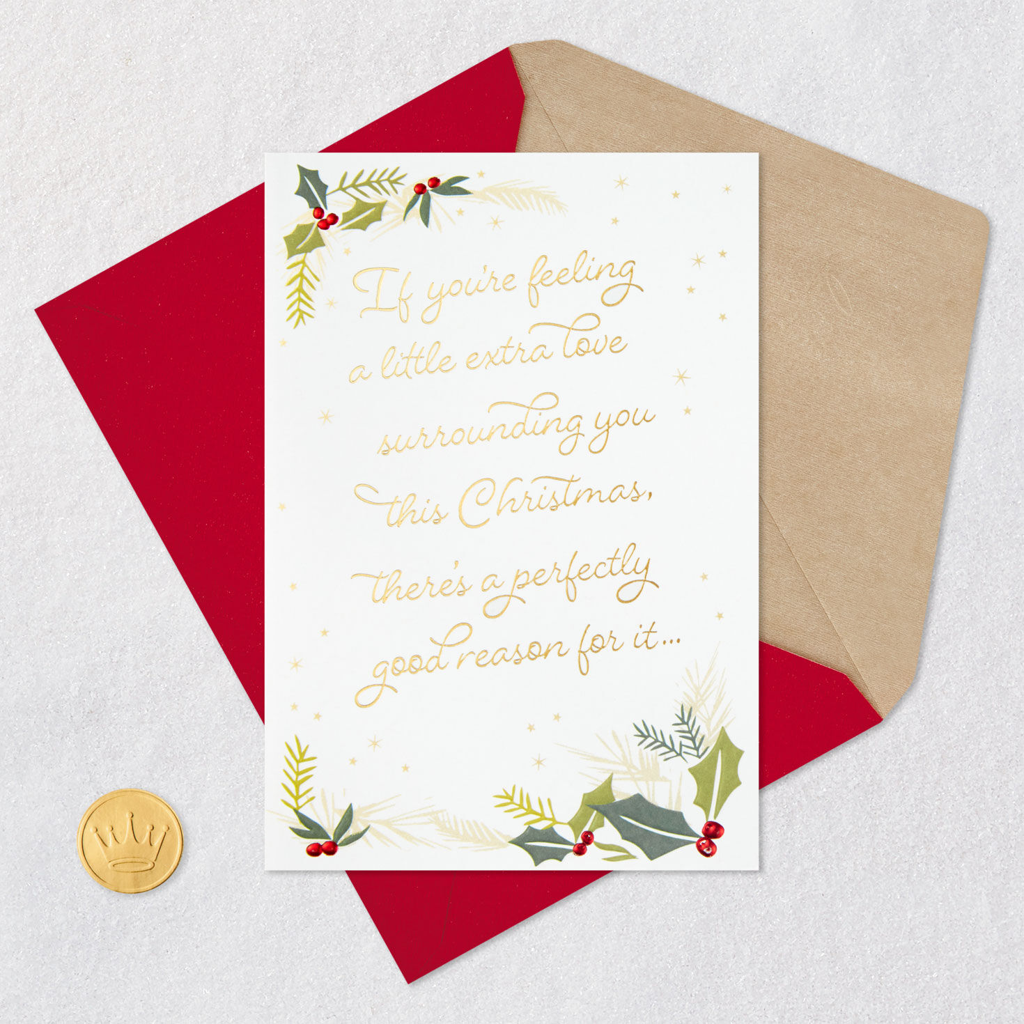 A Little Extra Love Christmas Card From Us, , large image number 5