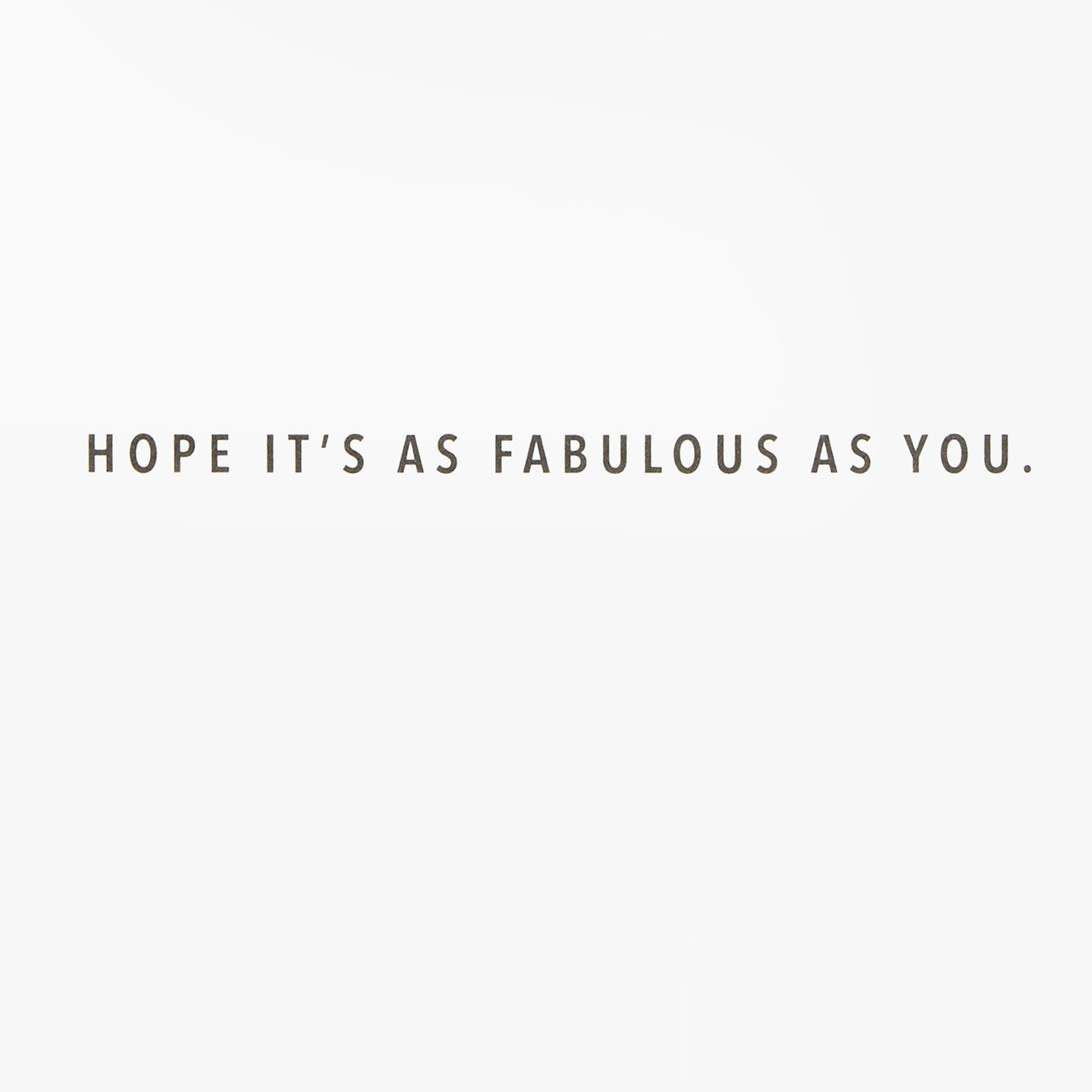 Rainbow Glitter Fabulous Birthday Card Sentiment image number 2