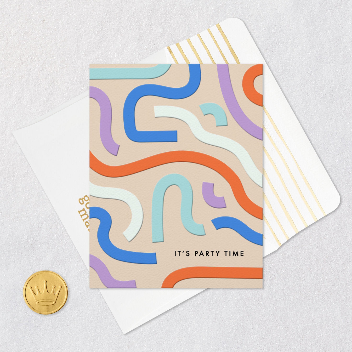 It's Party Time Celebration Card, , large image number 5