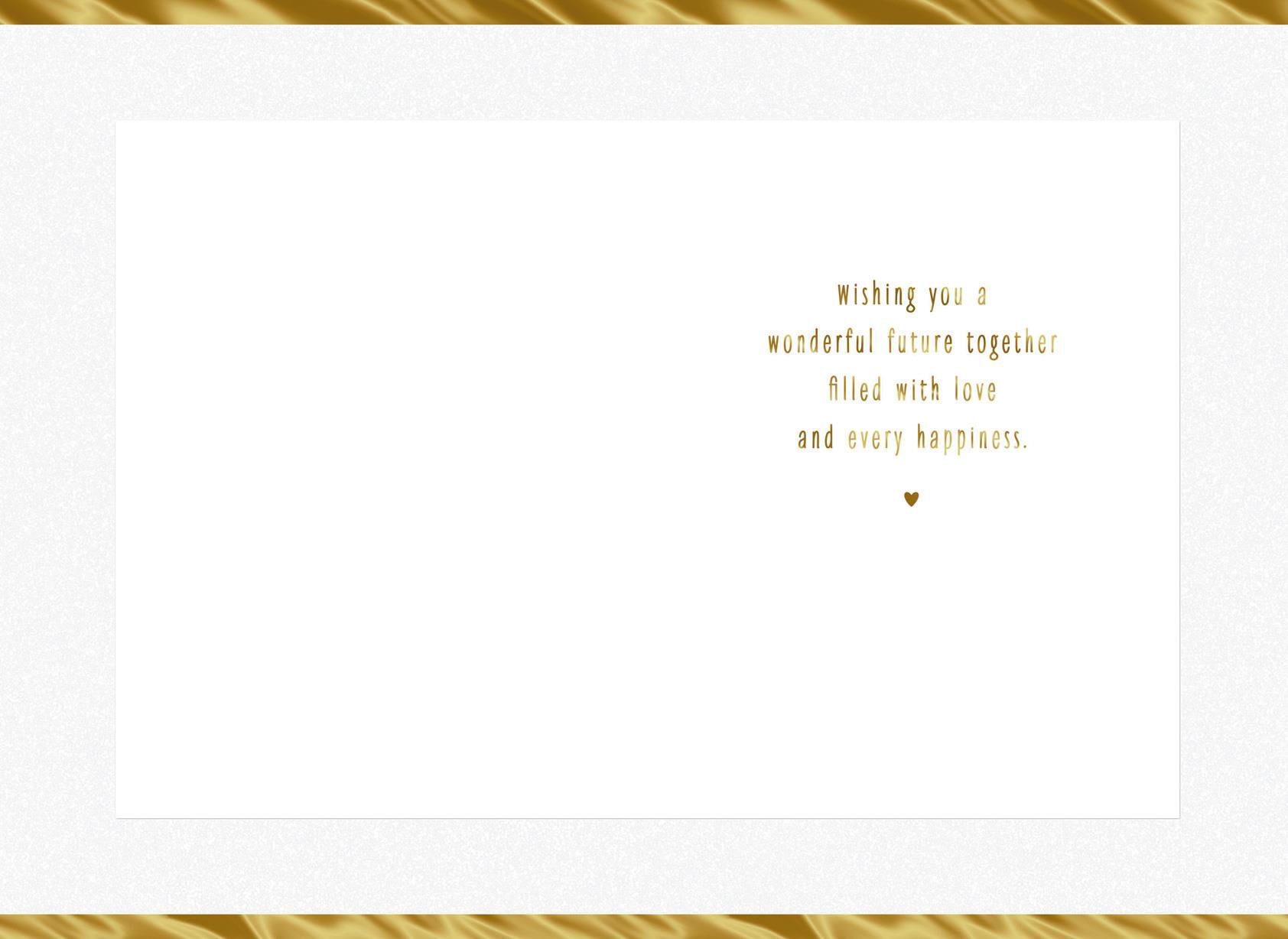 To a Wonderful Future Wedding Card
