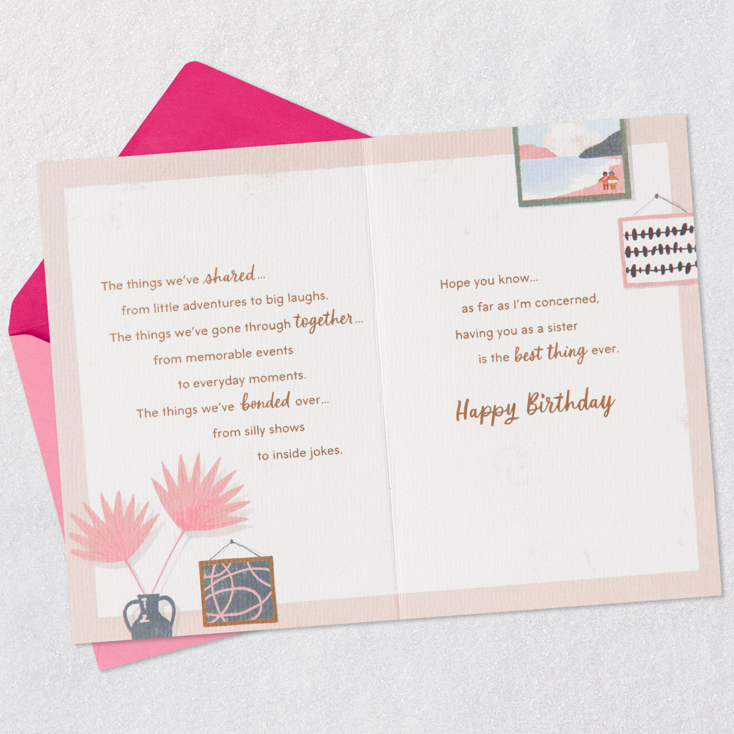 Grateful for All the Things Birthday Card for Sister, , large image number 4