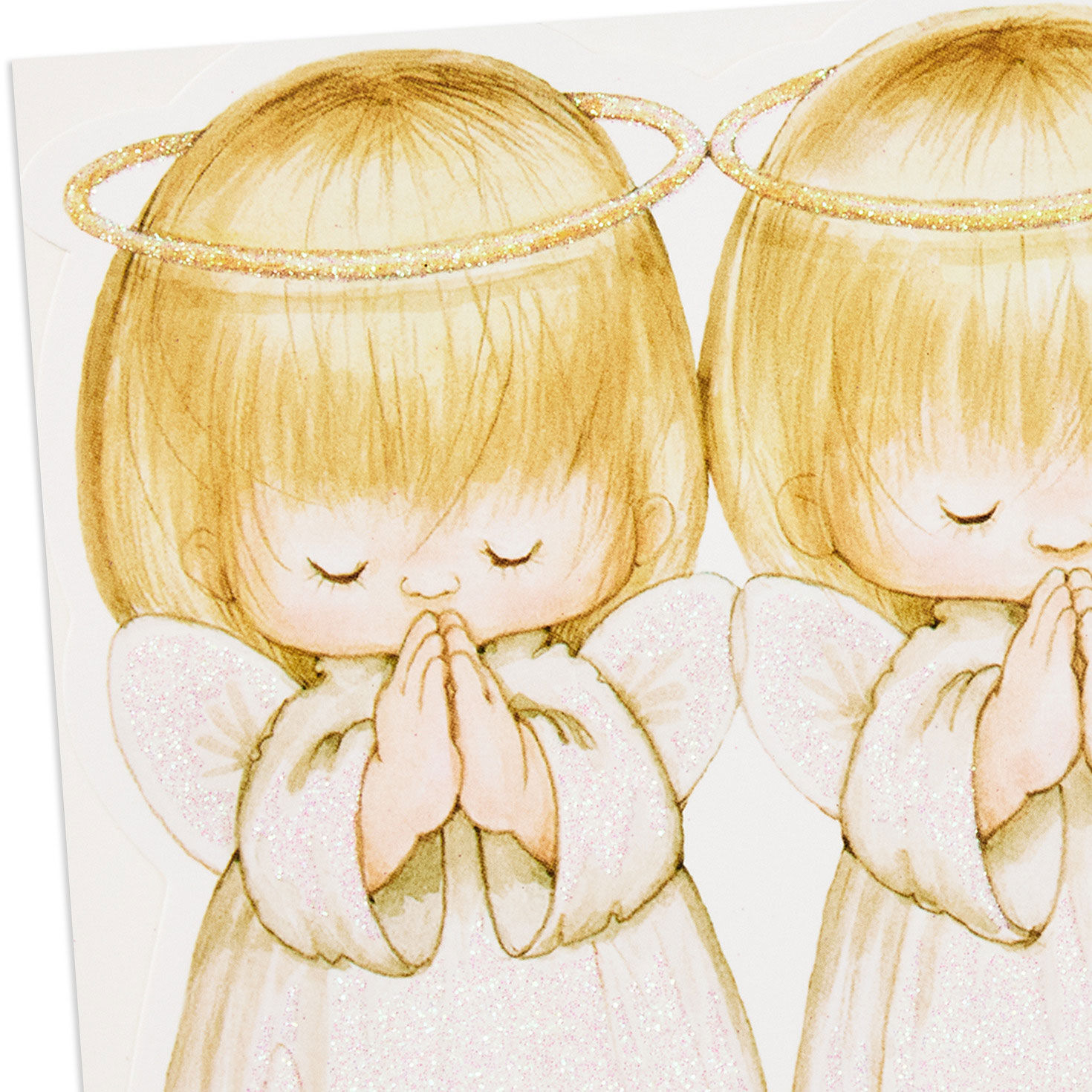 Three Angels Boxed Christmas Card Pack Cover Detail image number 5