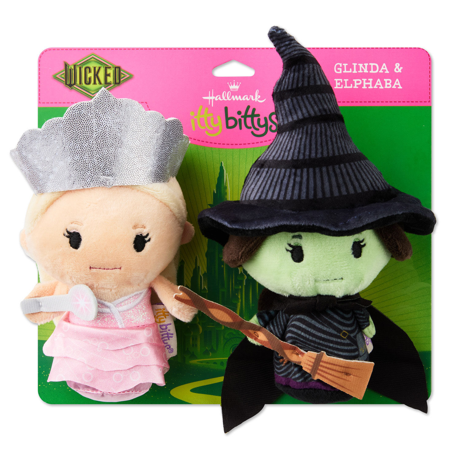 itty bittys® Wicked Glinda and Elphaba Plush, Set of 2 for only USD 19.99 | Hallmark