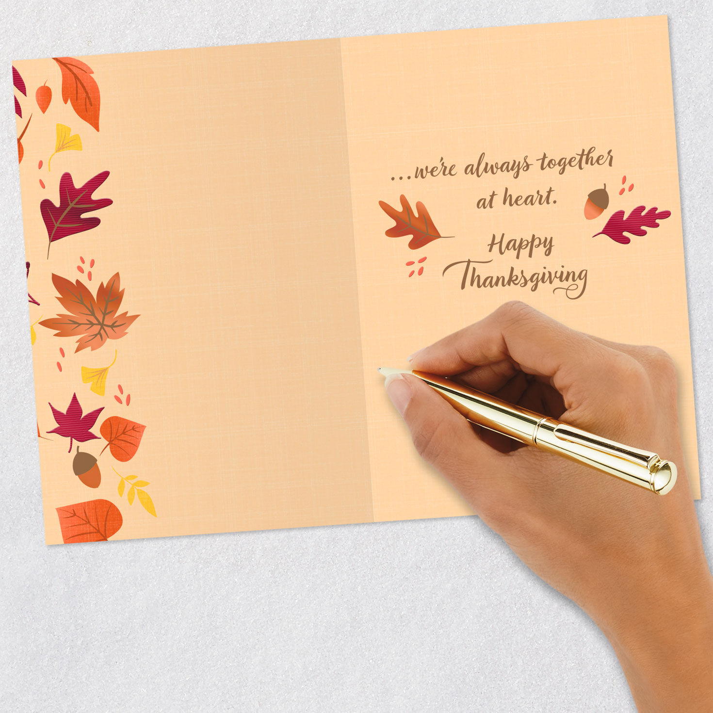 We're Always Together at Heart Thanksgiving Card for only USD 4.29 | Hallmark