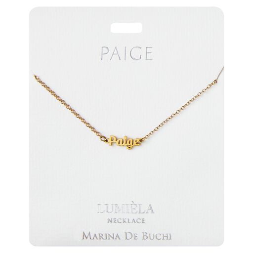 "N-Z" Script Name Necklace, 20", 
