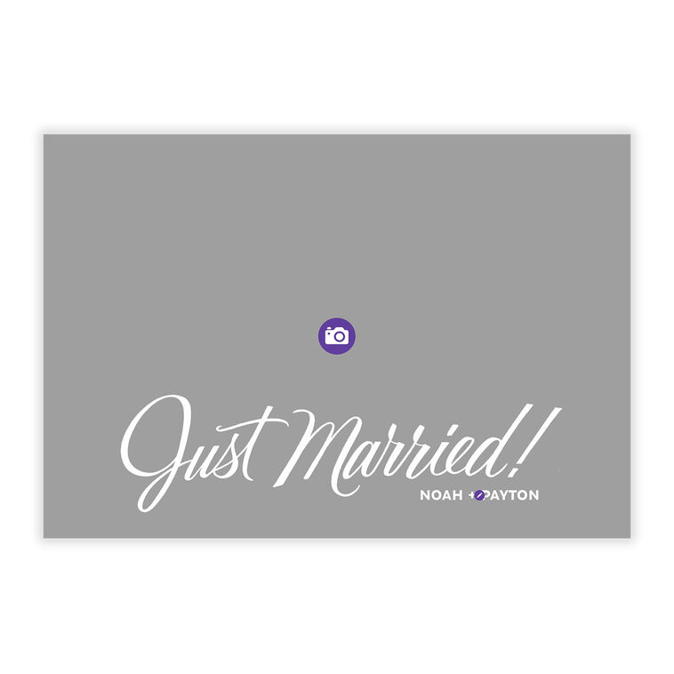 Just Married Wedding Announcement, , large image number 5