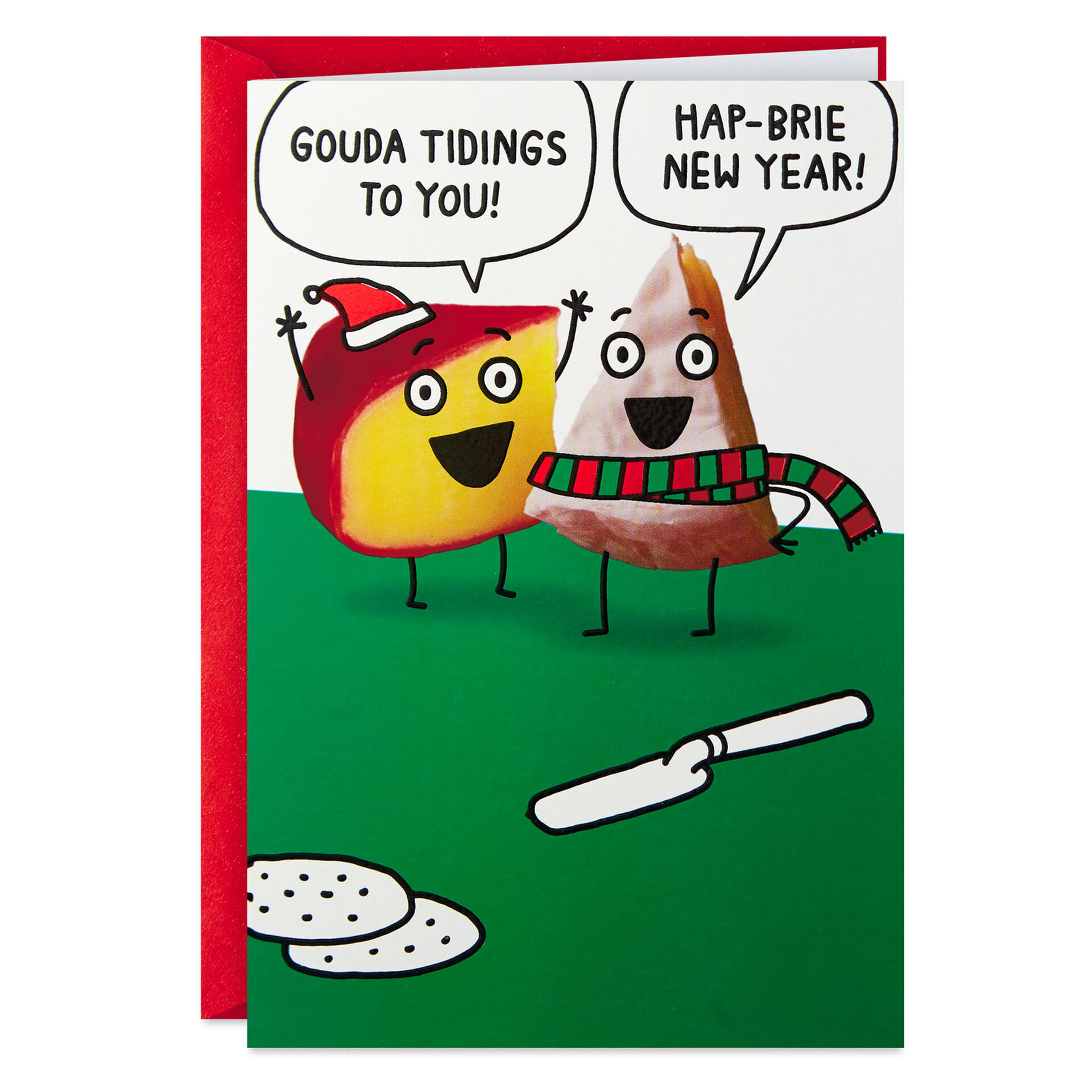 A Cheesy Wish Funny Christmas Card - Greeting Cards - Hallmark