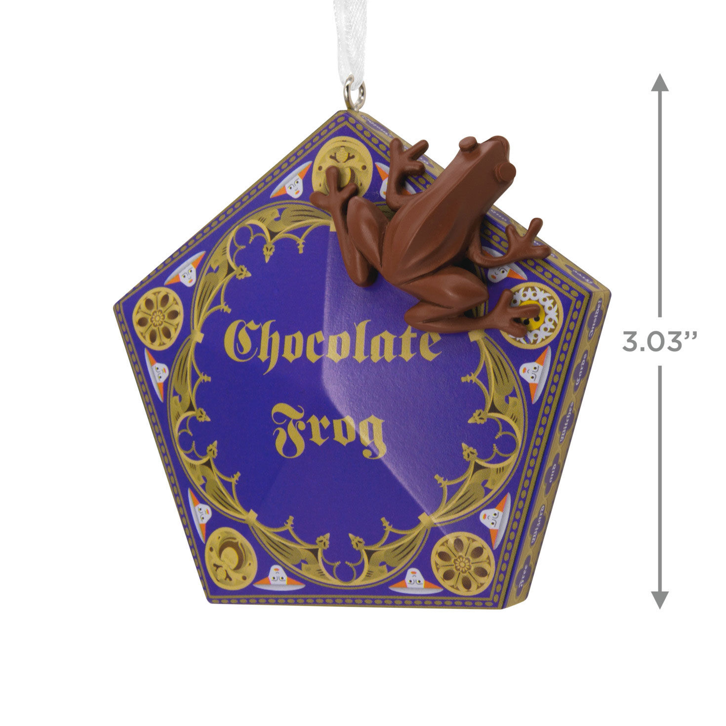 Harry Potter Chocolate Frog Christmas Ornament measurement image number 3