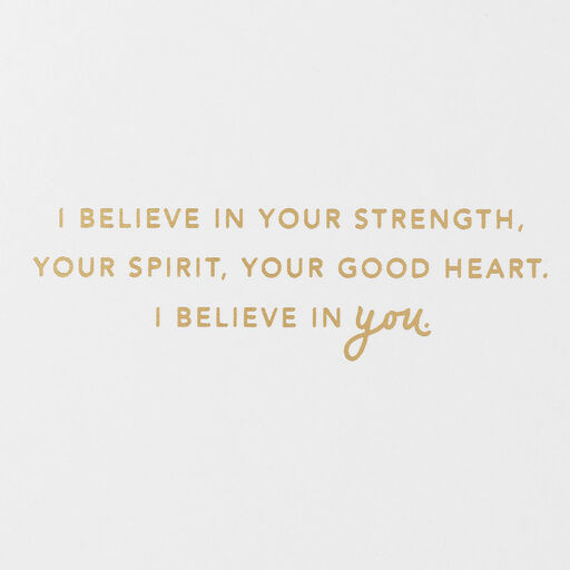 ArtLifting I Believe in You Encouragement Card, 