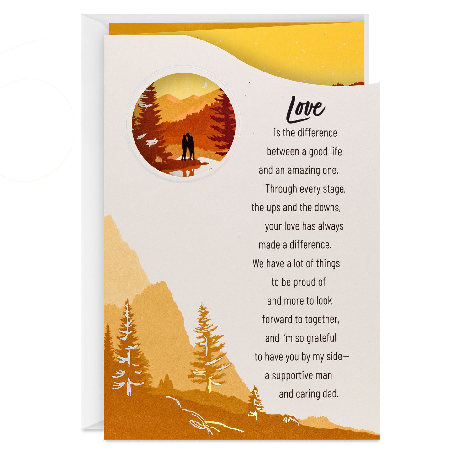 So Grateful to Have You By My Side Father's Day Card for Husband