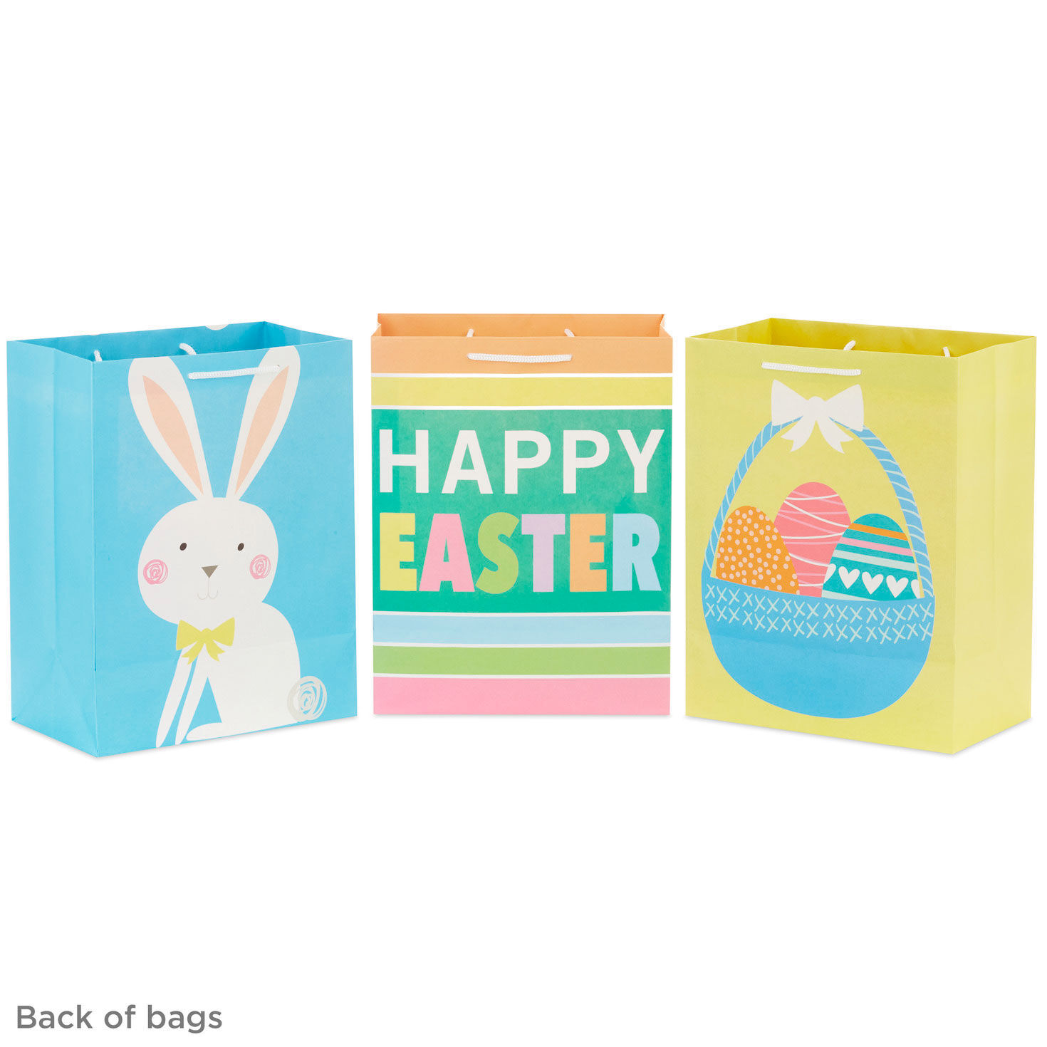 3-Pack Easter Bunny and Eggs Large Gift Bags back image number 6