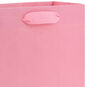 6.5" Solid Pink Small Gift Bag, Pink, large image number 4