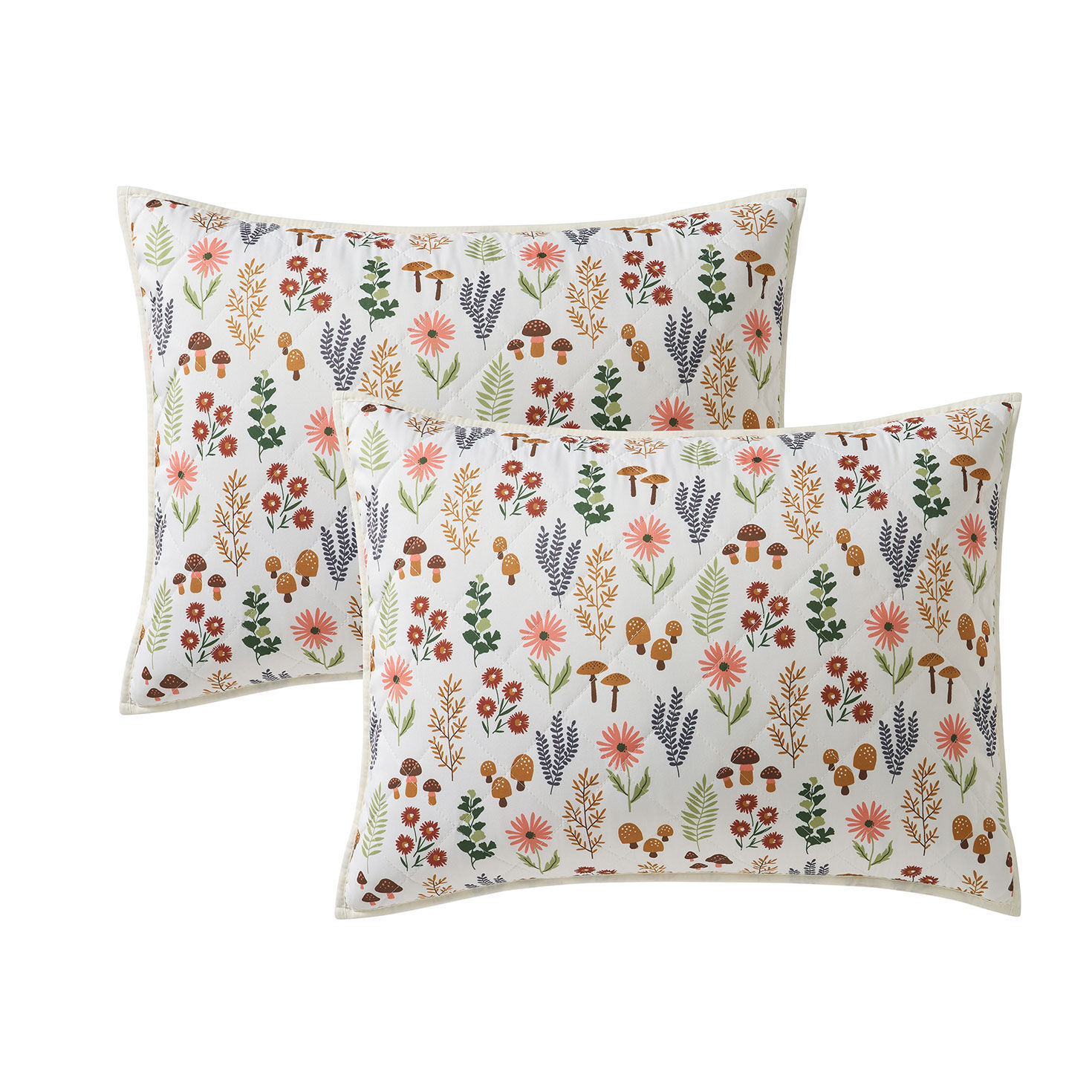 Hallmark 3-Piece Multicolor Hayra Fall Quilt Set pillows image number 3