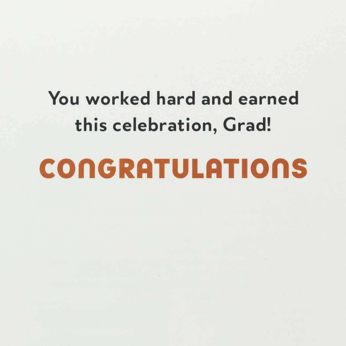 Blue and Gold Light Up Graduation Card with Music Sentiment image number 2