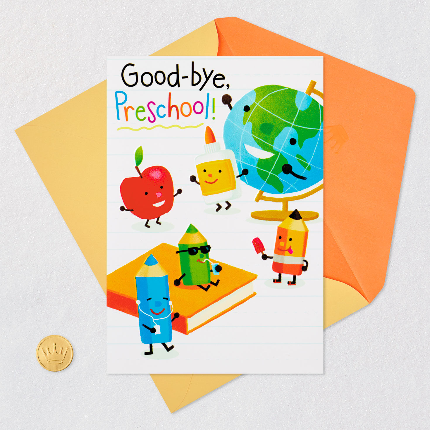 Classroom Characters Preschool Graduation Card for Kid, , large image number 5