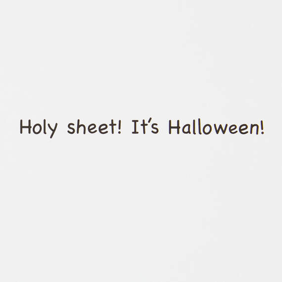 Holy Sheet Ghost Funny Halloween Card, , large image number 2