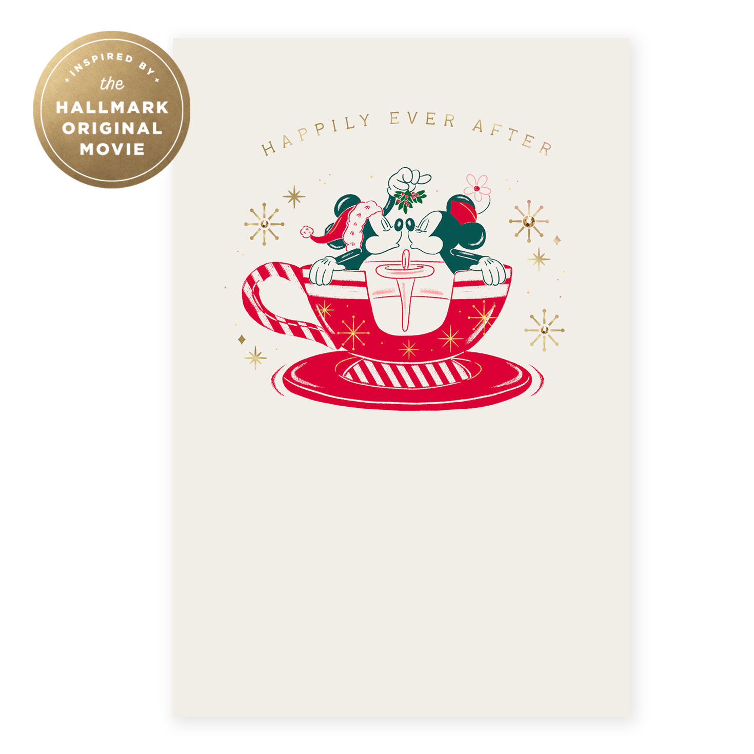 Disney "Holiday Ever After" Christmas Dreams Romantic Christmas Card