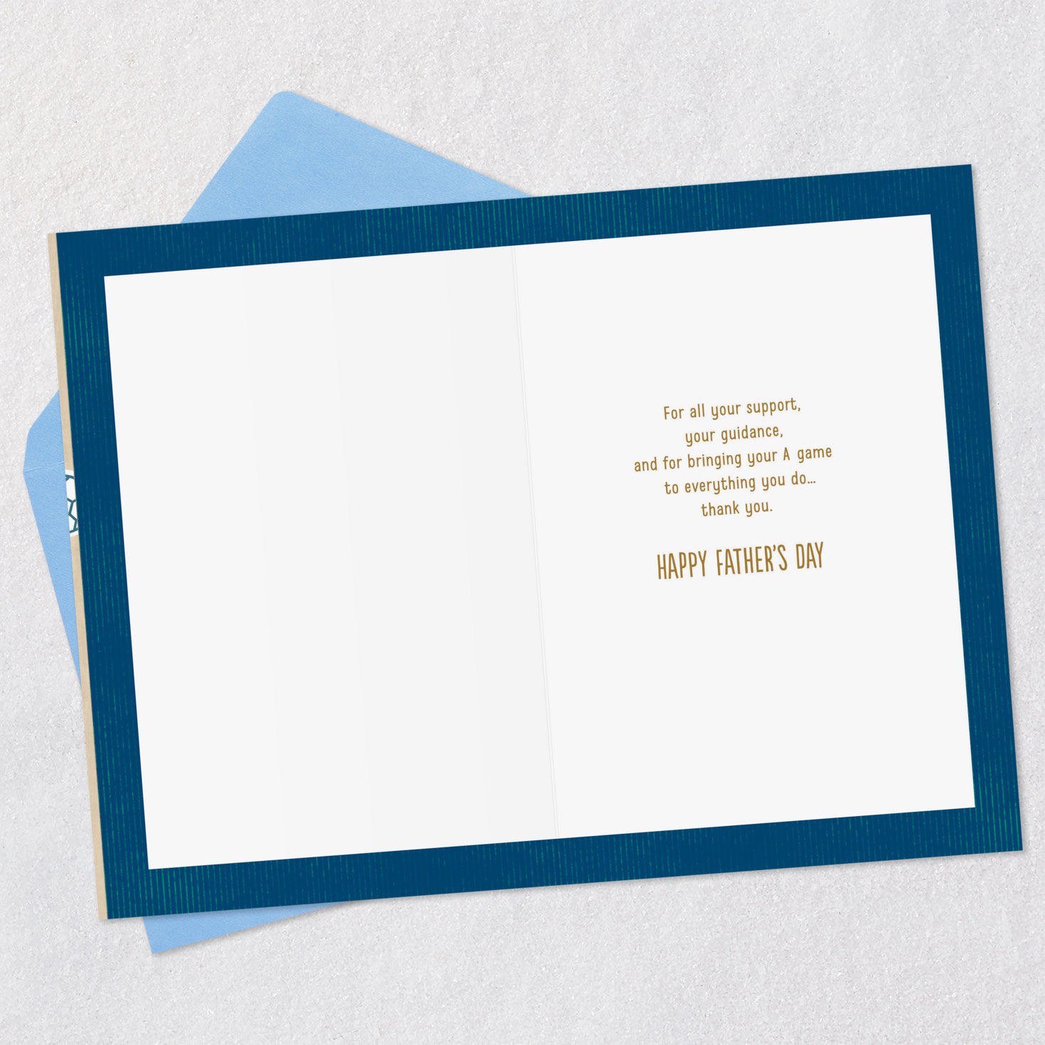 Sports Icons Father's Day Card for Dad Open card with envelope image number 3