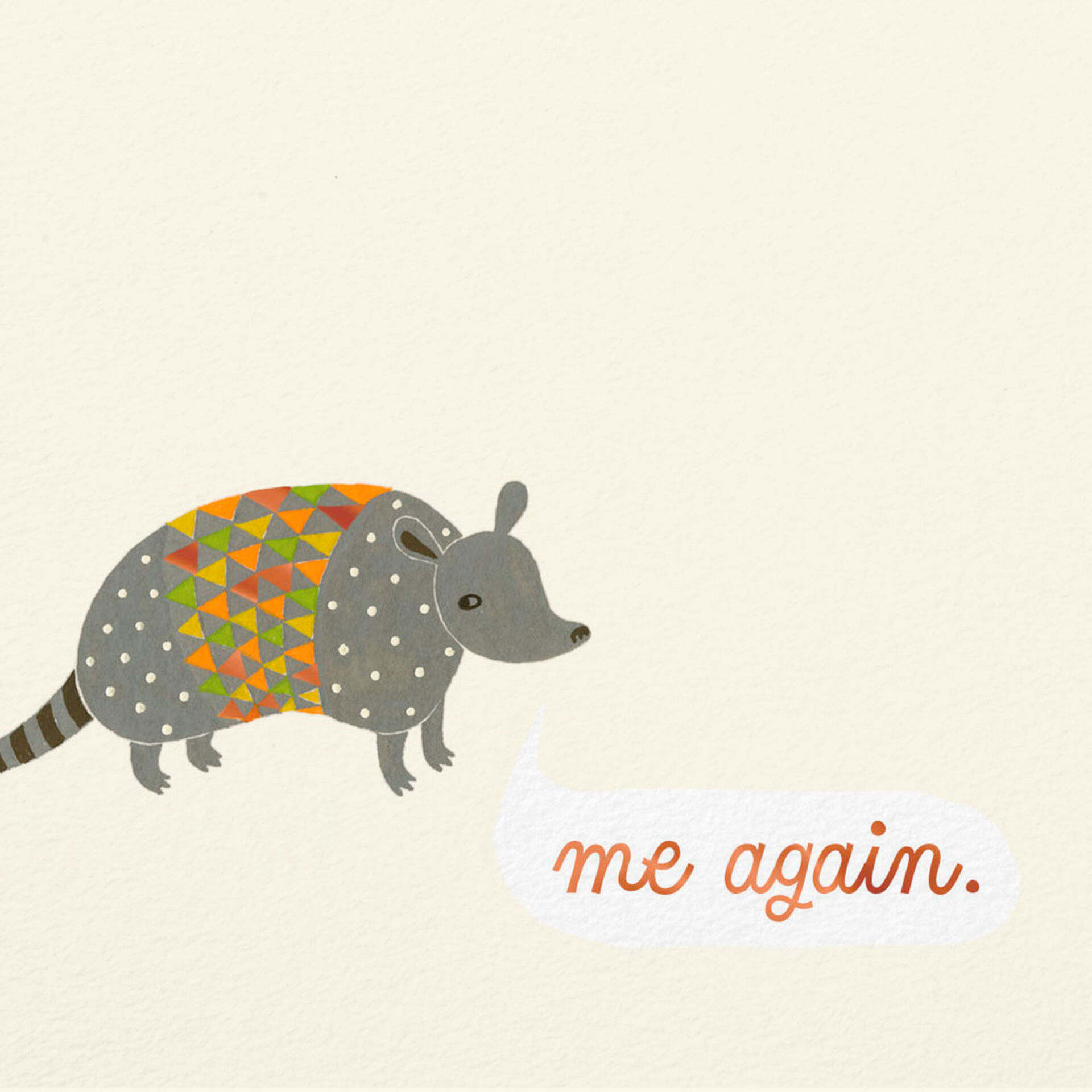 Armadillo Hello Thinking Of You Card Greeting Cards Hallmark