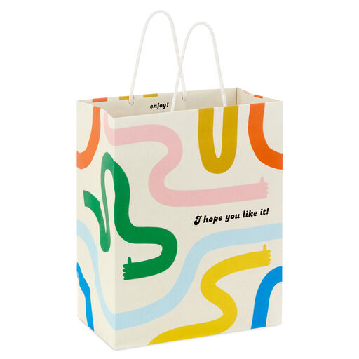 9.6" Hope You Like It Medium Gift Bag, 