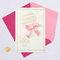 Rattle With Pink Bow Baby Shower Card, , large image number 5