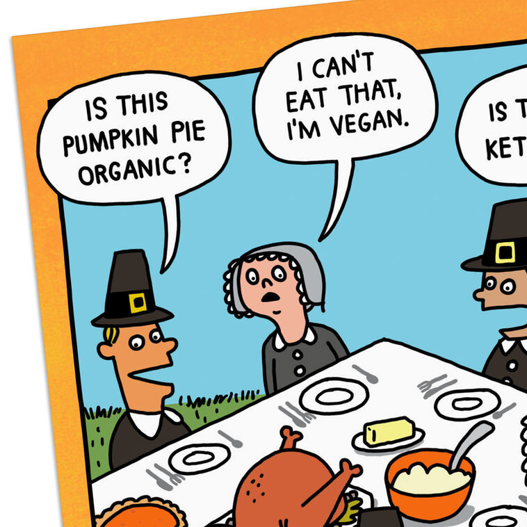 Avoid the Complainers Funny Thanksgiving Card, , large image number 4