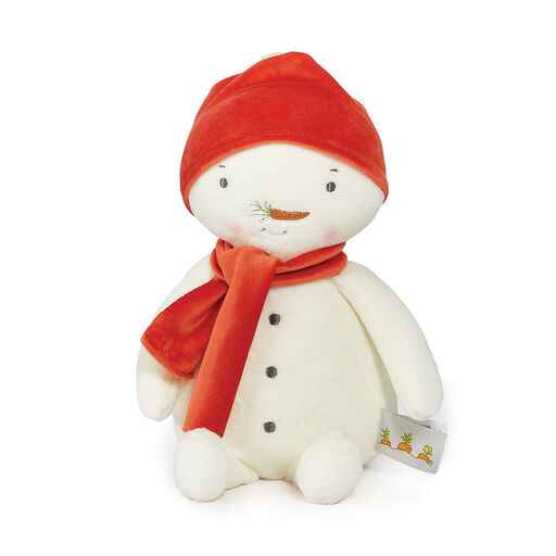 Bunnies By the Bay Marshmallow Holiday Sweets Snowman Plush, 9", 