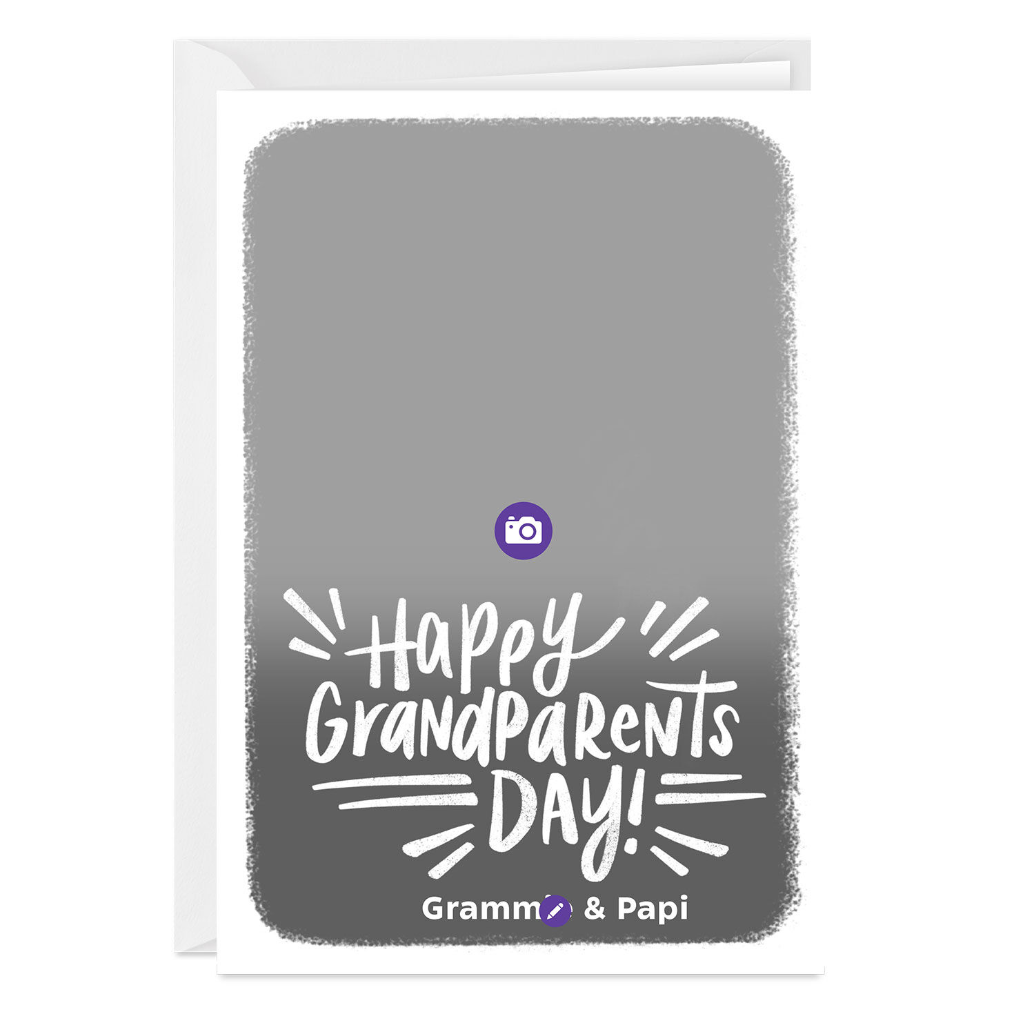White Frame Custom Grandparents Day Card, , large image number 3