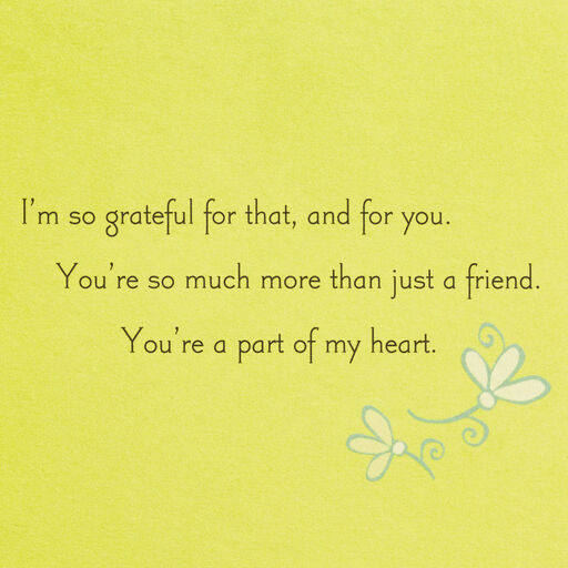 You a Part of My Heart Friendship Card, 