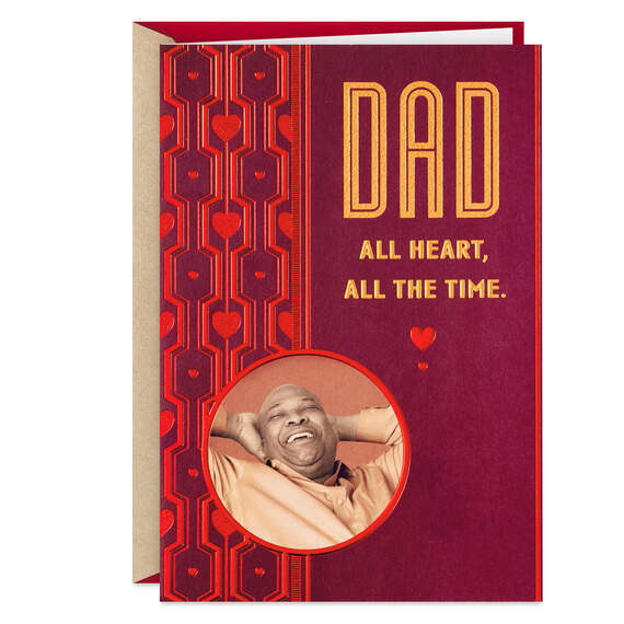 All Heart, All the Time Valentine's Day Card for Dad, , large image number 1