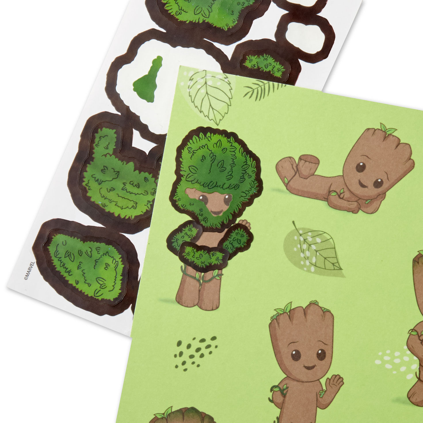 Marvel Guardians of the Galaxy Groot Birthday Card for Kid With Stickers for only USD 4.59 | Hallmark