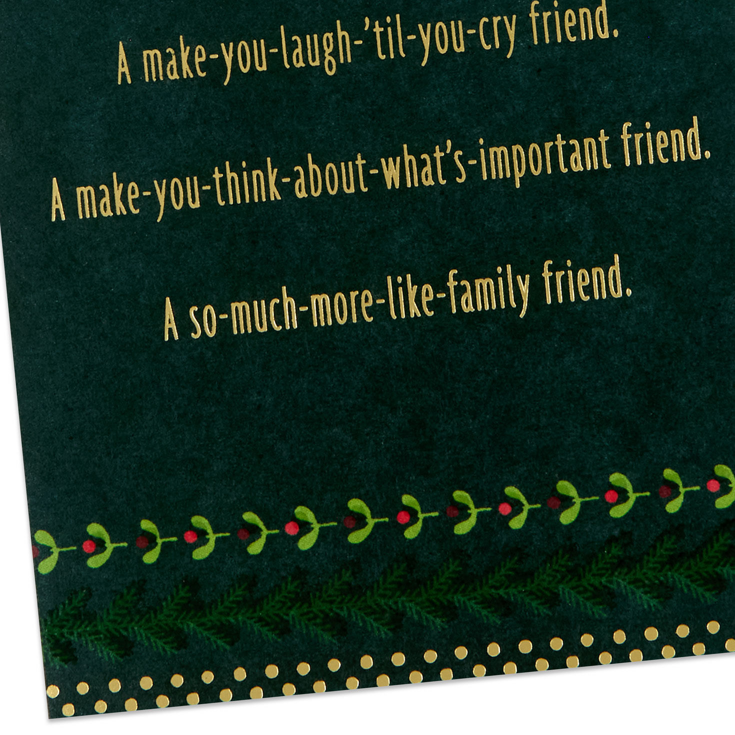 So Grateful for the Gift of You Christmas Card for Friend for only USD 4.59 | Hallmark