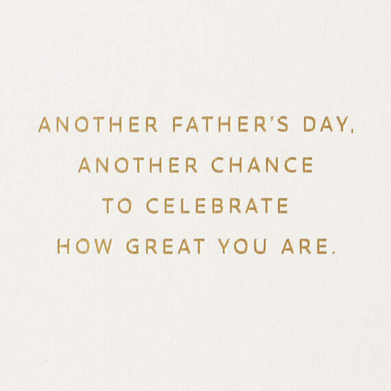 Celebrating How Great You Are Father's Day Card for Dad, , large image number 2