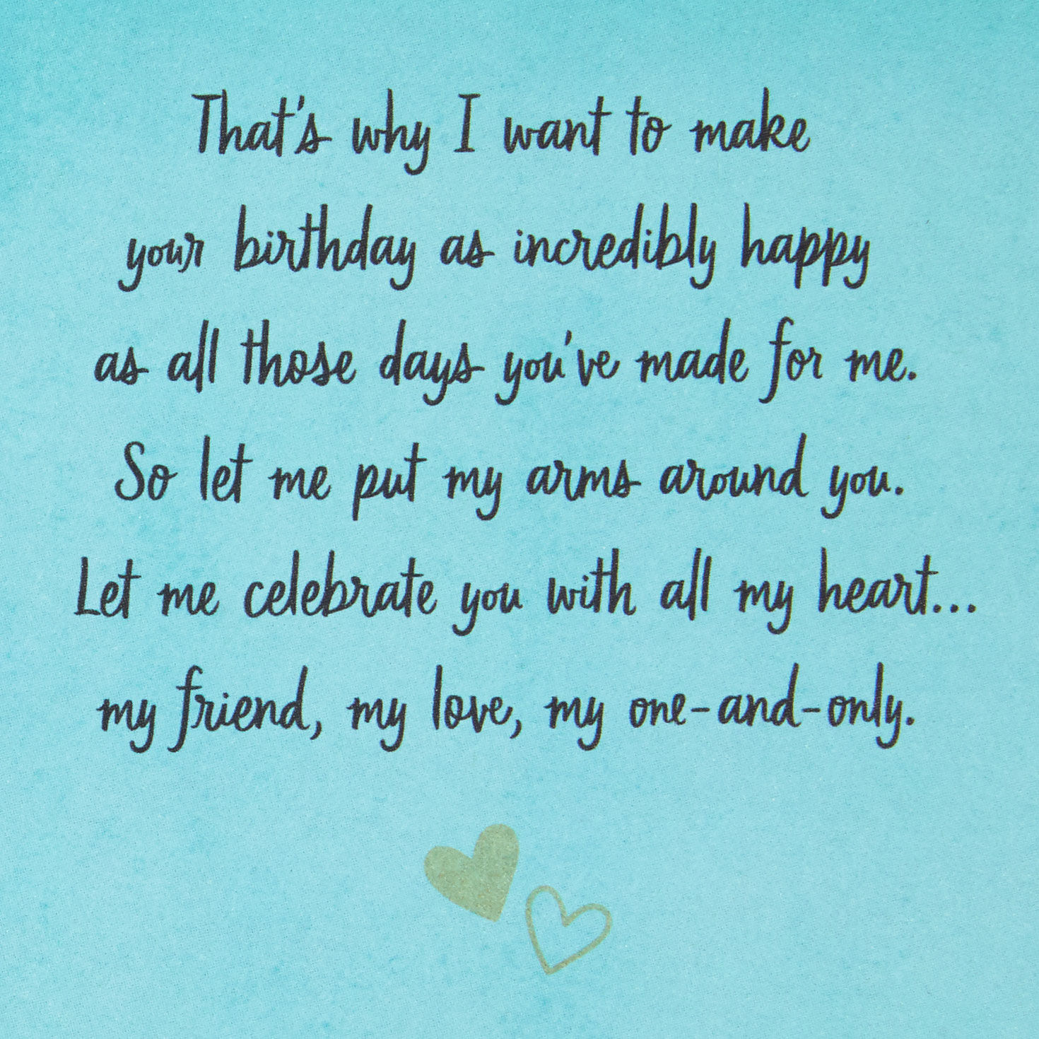I Celebrate You With All My Heart Romantic Birthday Card - Greeting ...