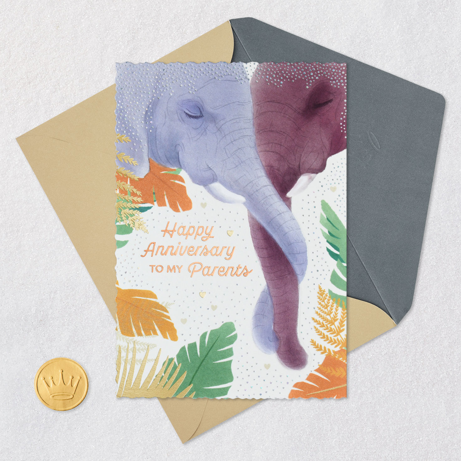 A Day for Celebrating Anniversary Card for Parents, , large image number 5