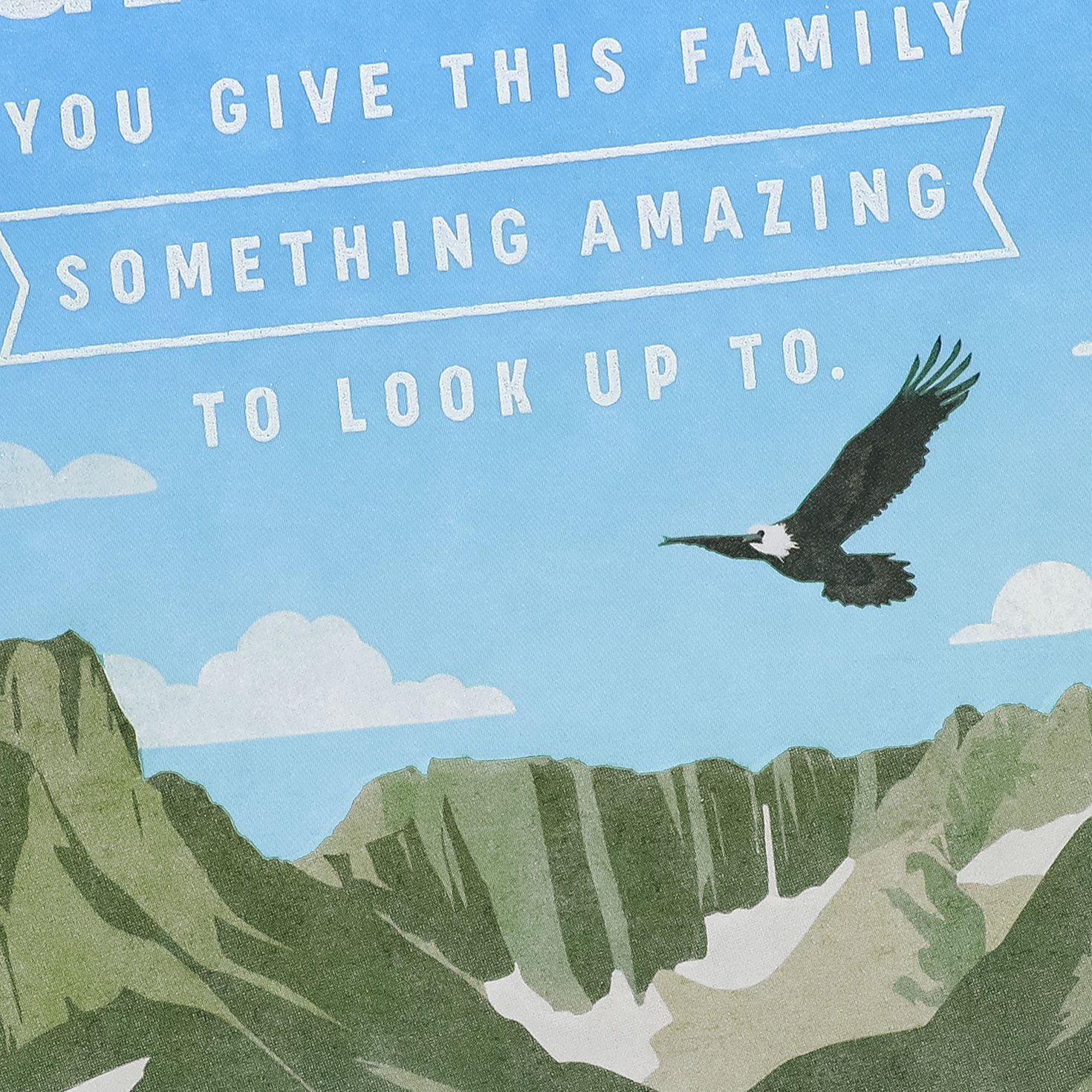 Bald Eagle Over Mountains Grandpa Birthday Card Card Front Detail image number 4