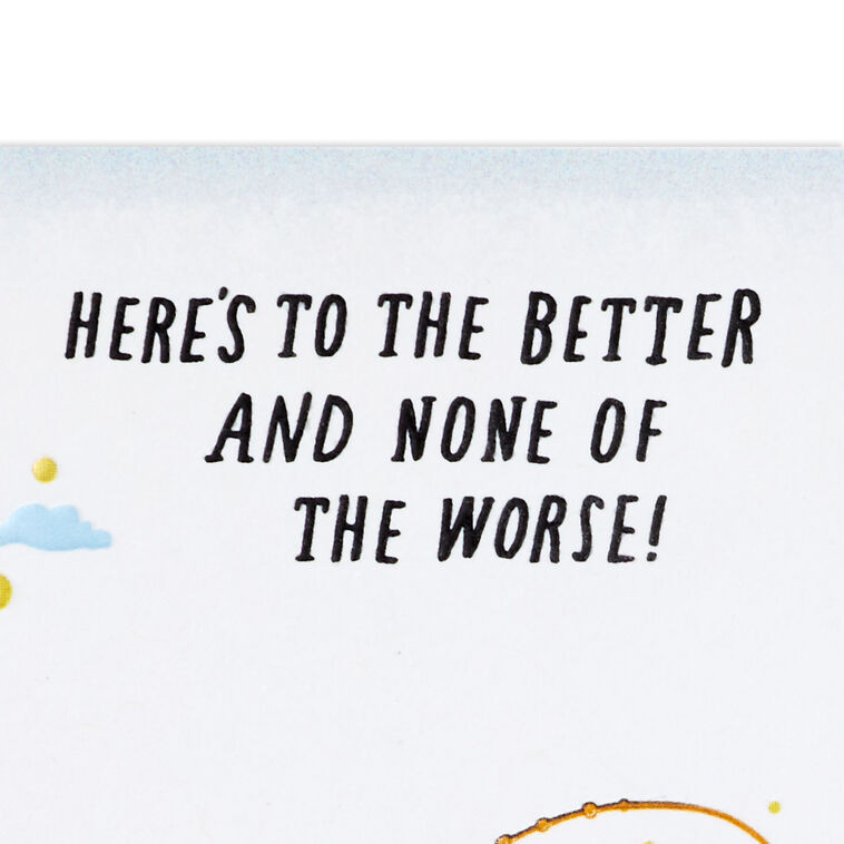 Birds and Champagne Anniversary Card  image number 2