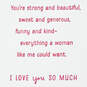 Everything a Woman Like Me Could Want Love Card for Her, , large image number 2