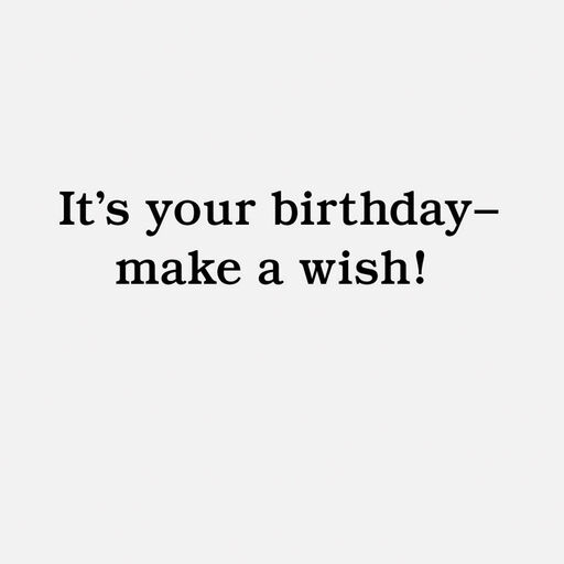 Blow Out the Candles Funny Birthday Card, 