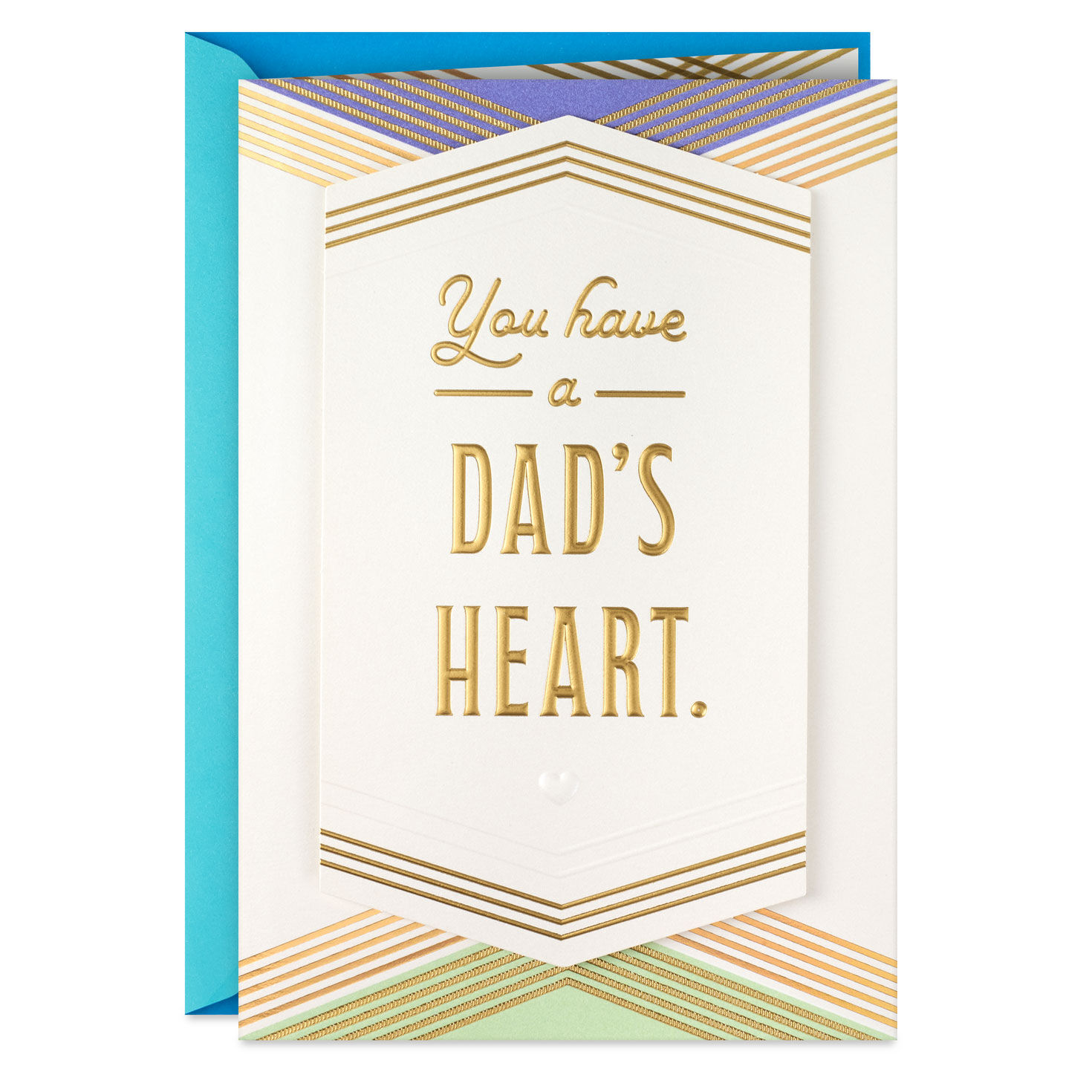 A Dad's Heart Father's Day Card