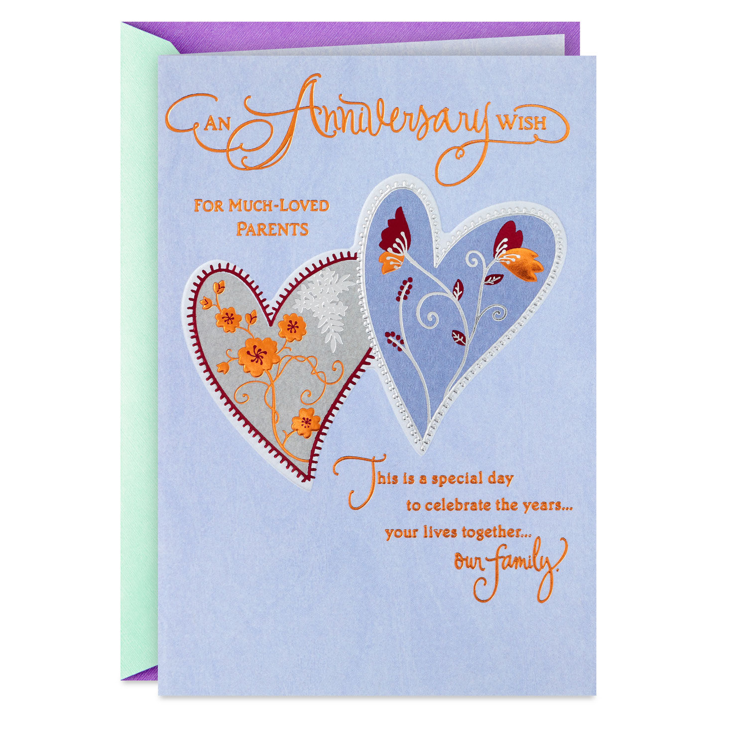 Anniversary Cards For Parents