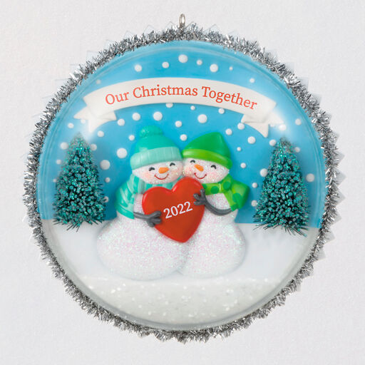 Our Christmas Together Snowmen 2022 Ornament, 