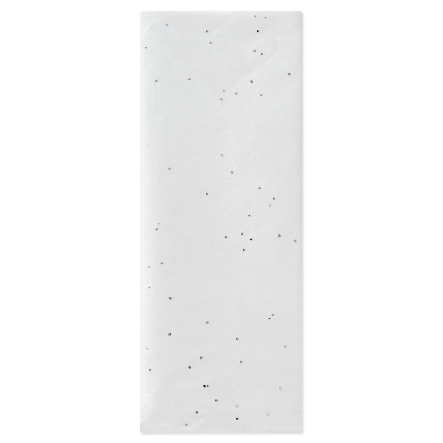 Sparkling Dots on White Tissue Paper, 6 sheets