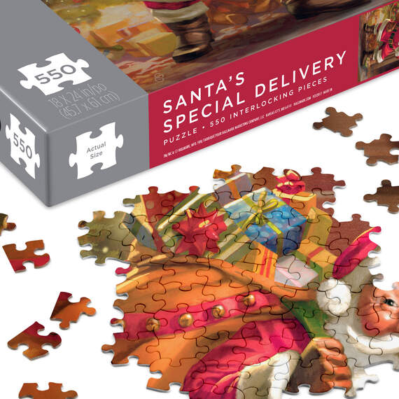 Santa's Special Delivery 550-Piece Jigsaw Puzzle, , large image number 3