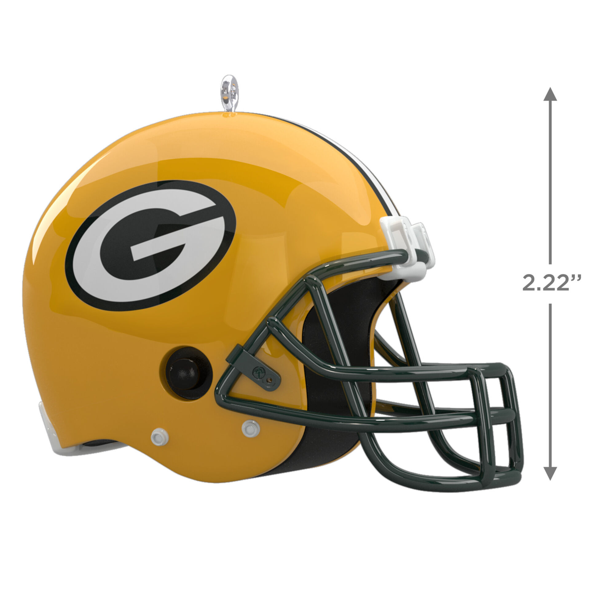 Nfl Green Bay Packers Helmet Ornament With Sound Keepsake Ornaments Hallmark